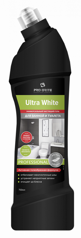 Ultra White Универсальное чистящее средство для ванной и туалета "свежесть эвкалипта"